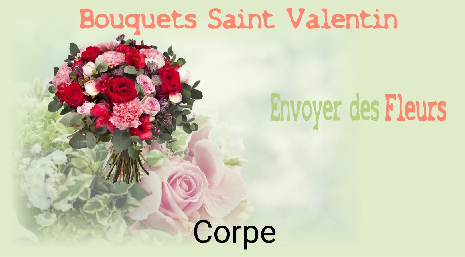 Roses de Saint-Valentin livrées à Corpe